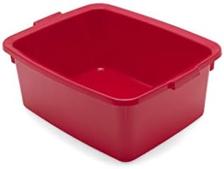 Addis Plastic Butler Large Rectangular Bowl, Soft Black, 12.5 Litre ,505607