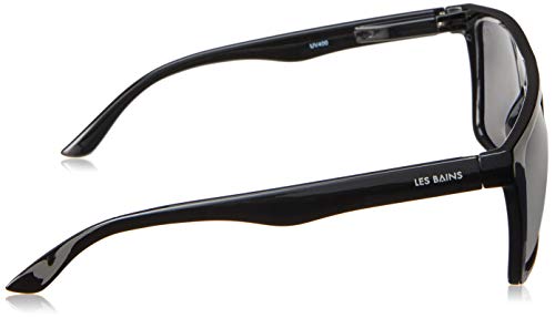 Óculos de Sol Risler, Les Bains, Quadrado, Masculino, Preto, Único