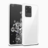 Liisooka Cover per Samsung Galaxy S20 Ultra, Custodia in TPU Antiurto Sottile di Livello Militare, Resistente all'ingiallimento, Case per Telefono in PC Rigido, Retro Antigraffio, Trasparente