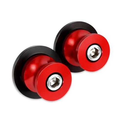 Diábolos moto Zontes 310 y 350 rojo anodizado para elevación estable