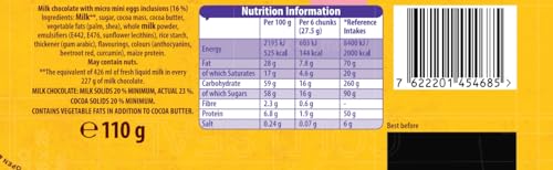 Cadbury Mini Eggs Chocolate Bar, 110g