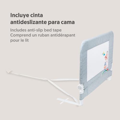Barrière de lit bébé rabattable Interbaby 90 cm, sécurité enfant anti-chute - 3