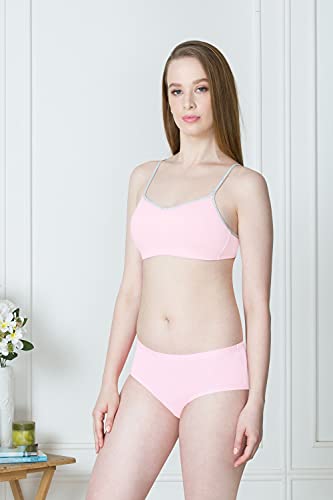 Image of Van Heusen Women's Cotton Cami Bra | Non Padded | Non Wired | Everyday Bra| Soft Cotton | Teenage Essential | All-Day Comfort | Thin Straps | Style 11013
