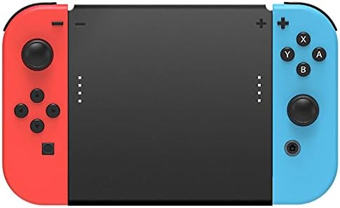 MENEEA Game Handle Connector Compatible with Joy Con for Switch & Switch OLED Model Compatible with Joy Con, 5-in-1 Gamepad Handle with Wrist Strap for Switch Grip