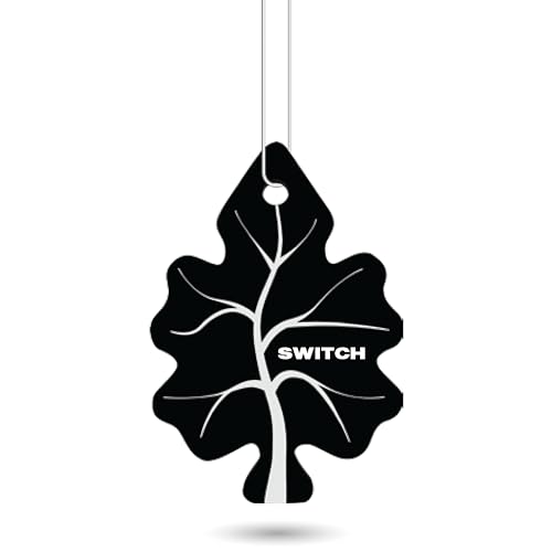 Image of SWITCH Car Air Freshener + Screen Cleaning Cloth Combo | Black Diamond Scent Car Perfumes Luxury Hanging | Long Lasting Aroma | Refreshing Smell | Car Accessories Interior (Pack of 1)