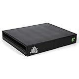 Champion Sports Foam Plyometric Box, 6 inch, Black - Durable Jump Boxes for Training with Handles,...