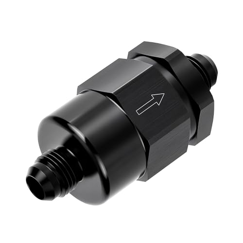 EVIL ENERGY 6AN Male Non Return Fuel Line Check Valve Fitting Aluminum