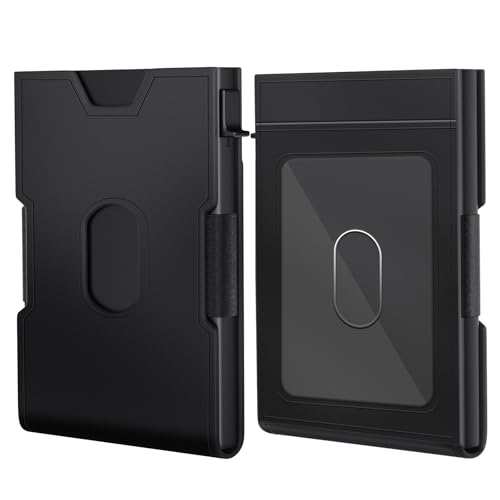 Slim Wallet for Men - Pop up Card Holder RFID Blocking Minimalist Business Credit Card Wallet 9-14 Card Capacity | ID Window | Cash Slot