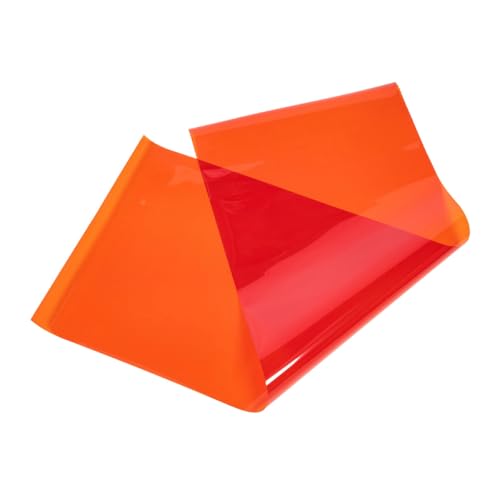 Filtros de luz PET naranja de 30x300 cm para crear iluminación ambiental cálida