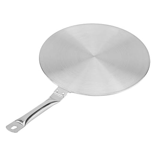 Adaptador de Sartén de Inducción, Plato Difusor de Calor, Placa para Parrilla, Estufa AC, Convertidor de Calor de Acero Inoxidable, Materiales de Cocina para Cocina de Inducción (Los 24cm)