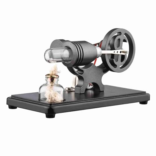 Moteur Stirling à air chaud Domary pédagogique avec LED pour école