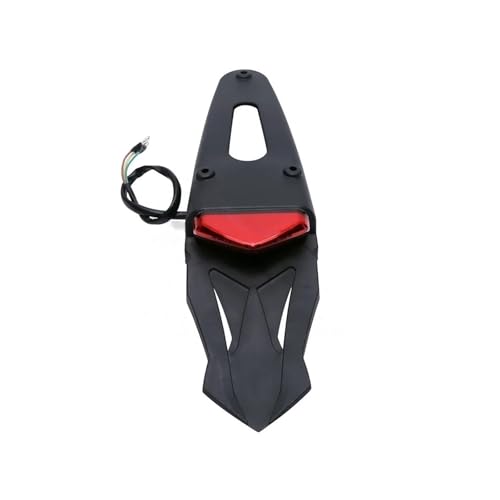 Feu arrière moto LED étanche à triple fonction stop et clignotants pour VTT