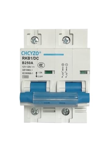 Disyuntor de CC de 100A con corte bipolar seguro para baterías de 48V