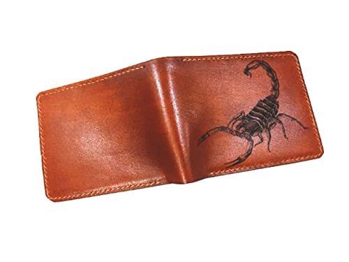 Unik4Art - Deer Elk Leather Handmade Men's Bifold Wallet, Personalized Gifts For Men, Christmas Gift Idea 2020 #TOP1
