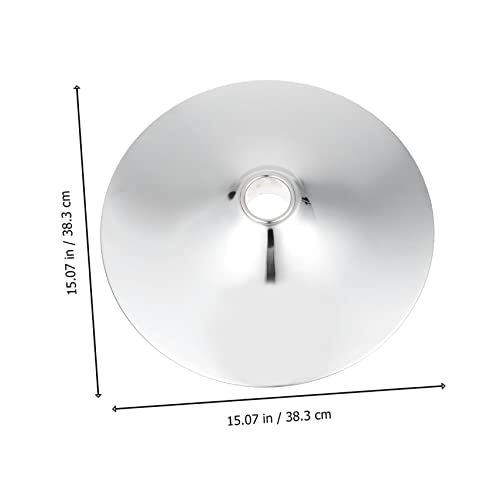 Support table alliage d'aluminium base ronde argentée Healvian