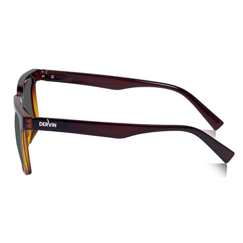 Image of Dervin Square Polarized UV Protected Sunglasses for Men and Women