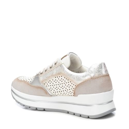 Xti Para Mujer. 14372901-BLANCO Zapatillas 143729 Blanco (37), Plano, Cordones, Casual - 5