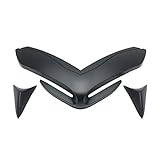 Menge: 1 Stück Autodekorationszubehör Frontverkleidung Scheinwerfer Scheinwerfer obere Abdeckung Beak Bugkonus Verlängerung Top-Deckel schwarz Sitz for KAWASAKI Z 900 Z900 ZR900 2017 2018 2019 ( Color : Black )