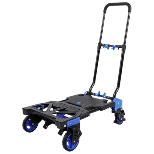 Carretilla Plegable de Mano Portátil Azul miniatura 1