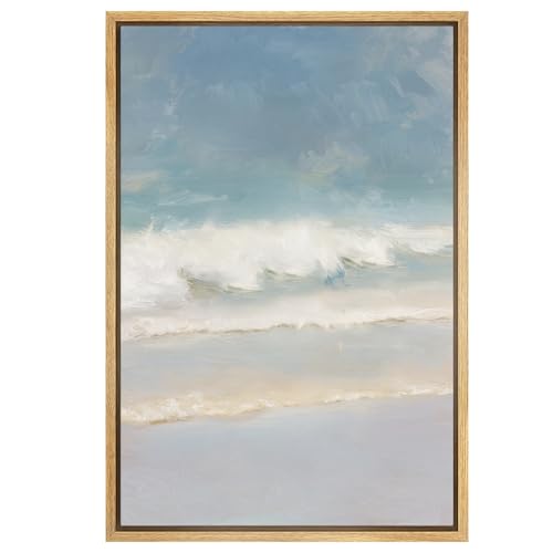 SIGNWIN Framed Canvas Print Wall Art Coastal Ocean...