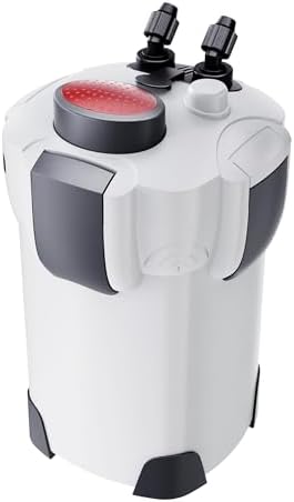 SunSun HW-304 Aquarium Außenfilter 55 W 2000 L/h 4 Stufen Kammerf...