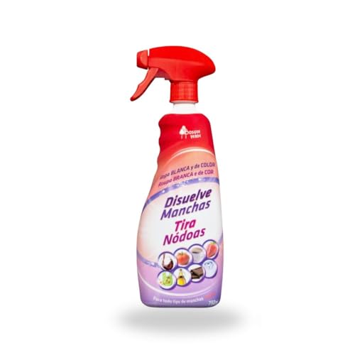 BOSQUE VERDE Limpiador Disuelve Manchas con Pistola, para Ropa Blanca y de Color, 750 ml