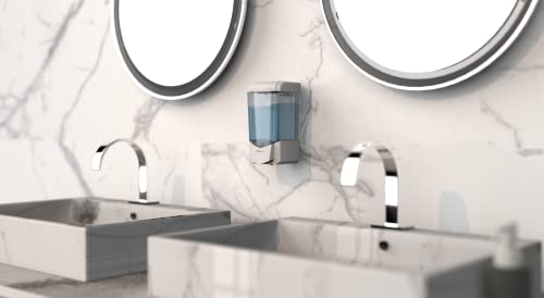Plussen Manual Soap Dispenser Wall Mounted,Liquid Or Gel Hand Sanitizer Dispenser,Shampoo Container For Bathroom 800Ml .Abs,Commercial Or Residential.white #TOP7