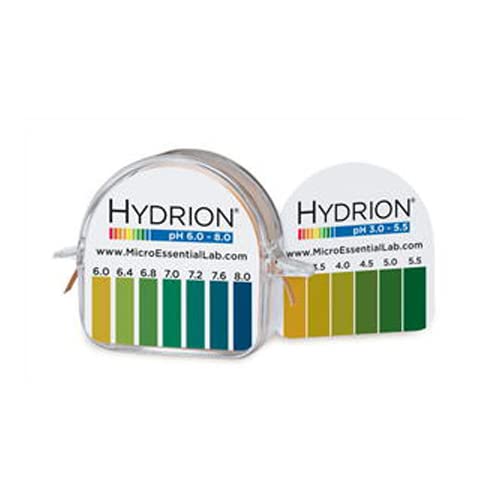 Micro Essential 3-8 pH Test Paper, pH Range, Dual Roll with Dispenser (Pack of 10)