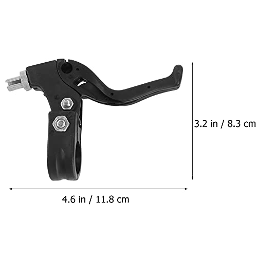 Besportble Bicycle Brake Lever - Bike Brake Handle Kids V- Brake Handlebar, Children Cycling Brake Levers For Most Bicycle (11.8 X 8.3 X 3.1 Cm, Black) 1Pair #TOP4