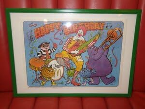 McDonald's☆ポスター☆27☆ビンテージ☆マクドナルド☆バンド☆ピエロ