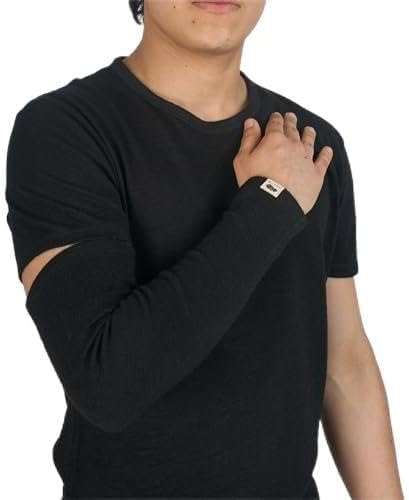 Alpaca Wool Arm Sleeve: 300 Lightweight Black S