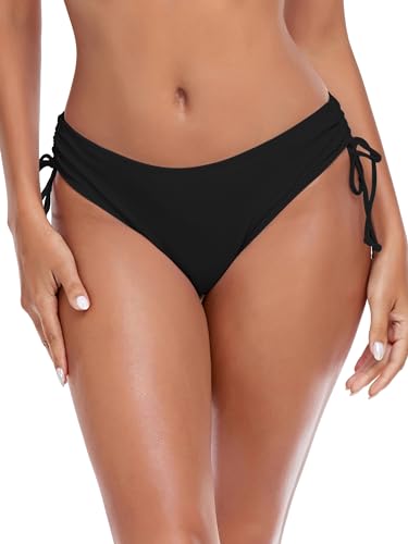 Ocean Blues Women's Full Coverage Swim Bottom Tie Sides Bikini Bottom3