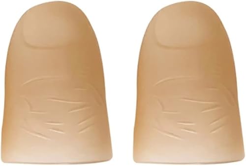 Miniatura 2 de Surakey 2 piezas de luz para el pulgar, puntas de dedo mágico para el pulgar, lámpara LED para los pulgares, luz para fiesta, trucos de escenario