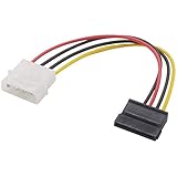 オーディオファン シリアルATA用電源変換ケーブル SATA電源 (15ピン) ケーブル ストレート