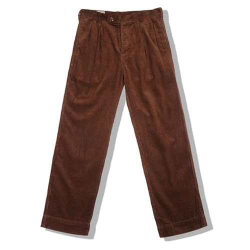 Bciopll Fall Winter Corduroy Pants for Men America Style Retro Casual Straight Leg Overalls Thick Trousers2