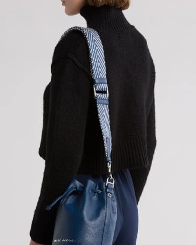 Marc Jacobs Leather Bucket Bag Crossbody (Azure Blue)2