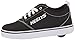 Heelys Footwear Wheeled Heel Shoe, Black, 6 US Unisex Big Kid