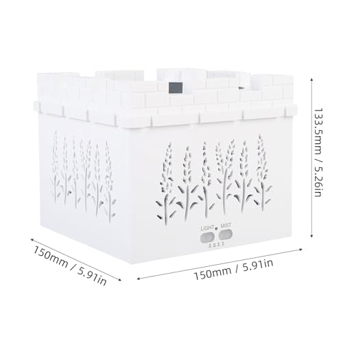 Difusor aromático eléctrico 400ml TOPINCN con luz nocturna miniatura 2