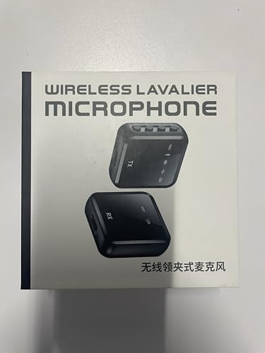 Wireless Lavalier Microphone, 2.4G lavalier Microphone Wireless, For iPhone/Android, DSLR Cameras and Laptops, for Interview YouTube Facebook Live-stream, Recording Podcast Vlog - Image 7