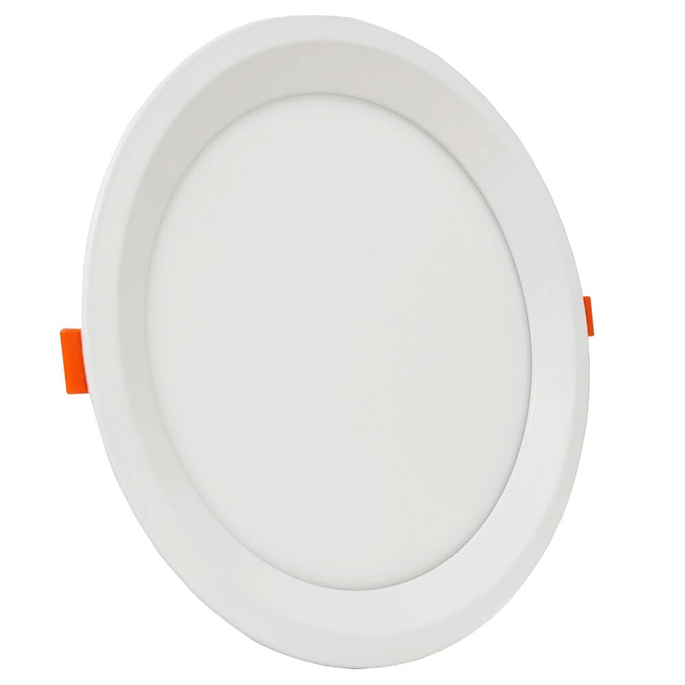 FactorLED Pack x3 Downlight LED Techo Empotrable Circular, 225mm 24W (300W), Panel Redondo Empotrado, URG17, Potencia Regulable, Luz Seleccionable 3000K-4000K-5700K (CCT) (3, Ø225mm)