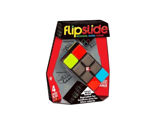 Jeu électronique Portable FLIPSLIDE - RETOURNE, Glisse, GAGNE Reproduis Les lumières avec Les Blocs colorés. 4 Modes de Jeu. Multijoueur ! Défie tes Amis !