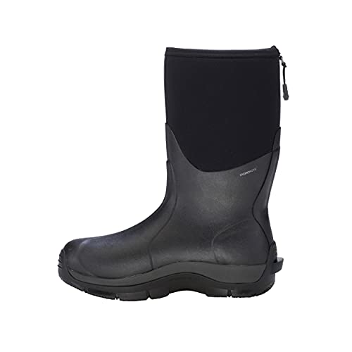 Dryshod Dungho Mid Farming Work Boots | Waterproof | Slip Resistant | Rubber | Black | Men's4