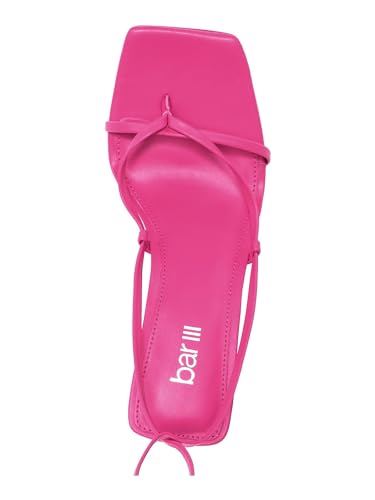 Bar III Womens Auroraap Faux Leather Cone Heel Pumps Pink 8.5 Medium (B,M)3