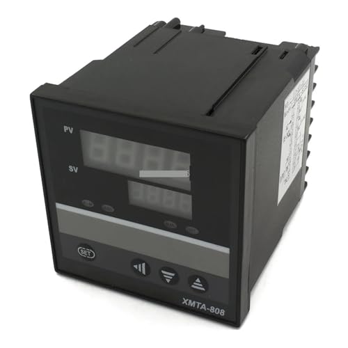 LDHJBNAC Temperature Controller XMTA-8 ramp soak Digital pid Temperature Controller Relay SSR 0-22mA SCR Output (not Include SSR SCR)(SCR Output 2 Alarm)