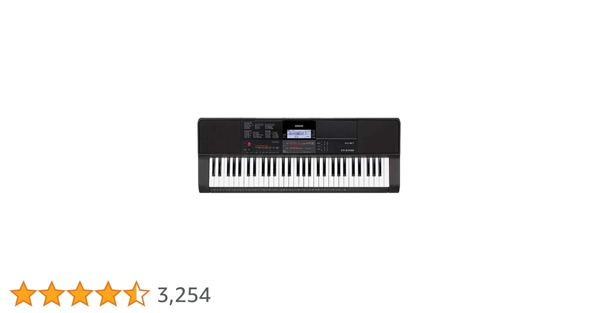 Amazon.co.jp: Casio 61-Key Portable Keyboard CT-X700 Black