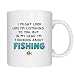 EZCLASSY-Funny Fishing Mug for Men, 11oz Coffee Cup for Fisherman, Husband or Dad – Humor Gift for Birthday, Father’s Day, Fisherman Joke, Outdoor Lover Present