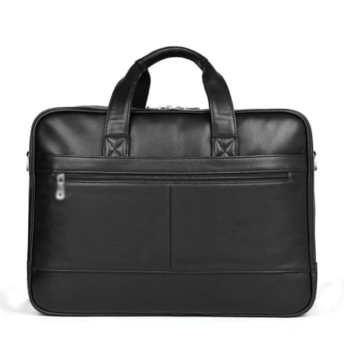 Business men's leather handbag briefcase Comfortable texture leather men's bag