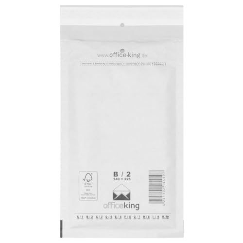 verpacking 100 B/2 Weiss Luftpolsterversandtaschen Luftpolstertaschen Umschläge