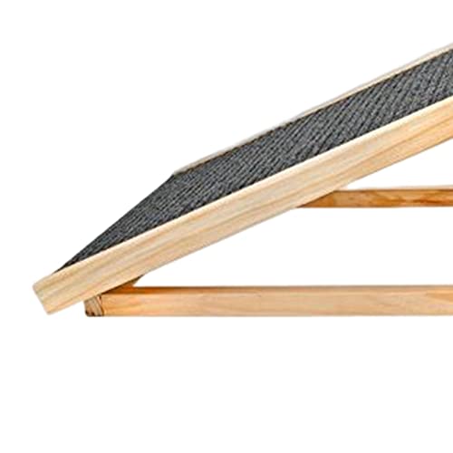 Qianly Wooden Dog Ramp Car 4 Levels Height Adjustable Portable Wood Ramp Pet Ramp Stairs Foldable Dog Ramp High Bed For Short Trips Camping #TOP4
