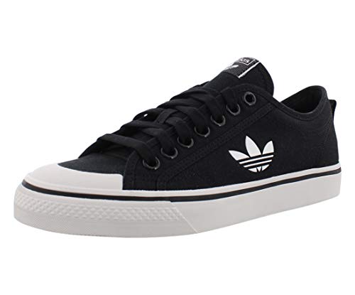 adidas Originals Women's Nizza Trefoil Shoes Sneaker, Core Black/FTWR White/Crystal White, 5.5 UK